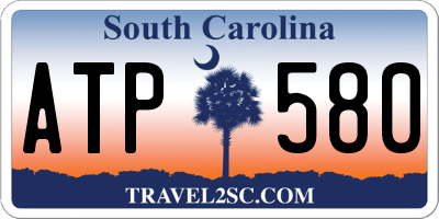 SC license plate ATP580
