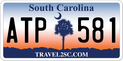 SC license plate ATP581