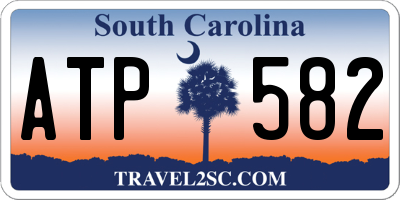SC license plate ATP582