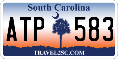 SC license plate ATP583