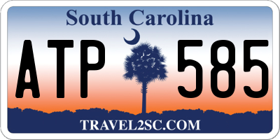 SC license plate ATP585