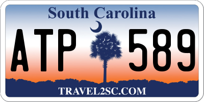 SC license plate ATP589
