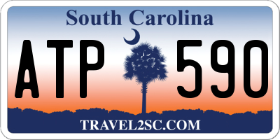 SC license plate ATP590