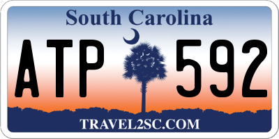 SC license plate ATP592
