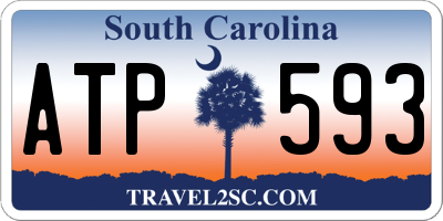SC license plate ATP593