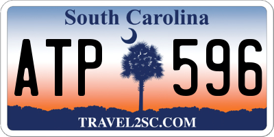 SC license plate ATP596