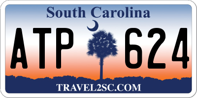 SC license plate ATP624