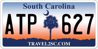 SC license plate ATP627