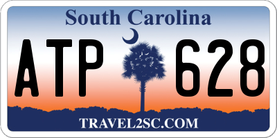 SC license plate ATP628