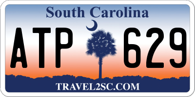 SC license plate ATP629