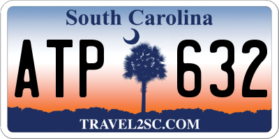 SC license plate ATP632