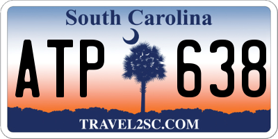 SC license plate ATP638