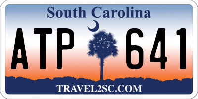 SC license plate ATP641