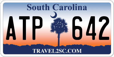 SC license plate ATP642