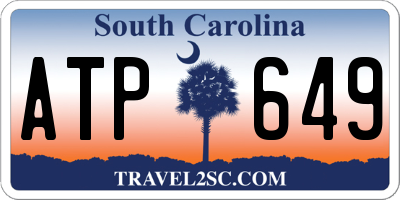 SC license plate ATP649