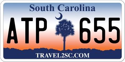 SC license plate ATP655