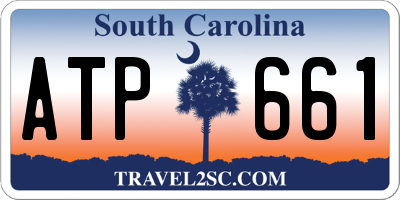 SC license plate ATP661