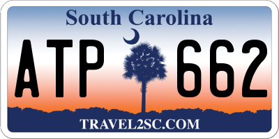 SC license plate ATP662