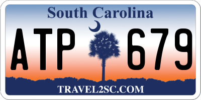SC license plate ATP679