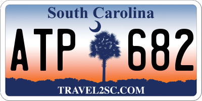 SC license plate ATP682