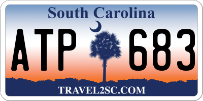 SC license plate ATP683