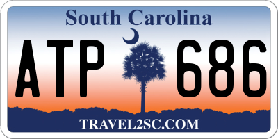 SC license plate ATP686