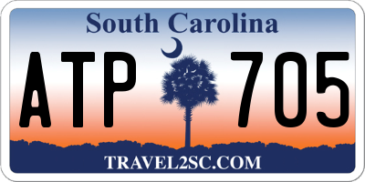SC license plate ATP705
