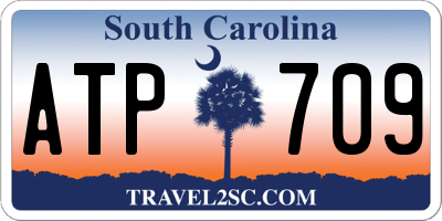 SC license plate ATP709