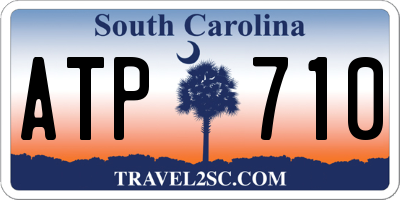 SC license plate ATP710