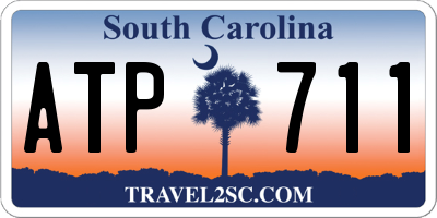SC license plate ATP711
