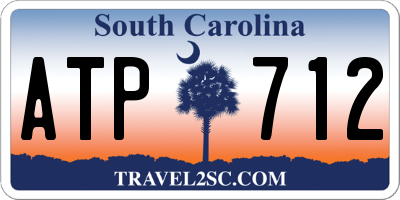 SC license plate ATP712