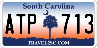 SC license plate ATP713
