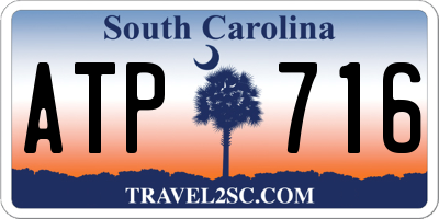 SC license plate ATP716