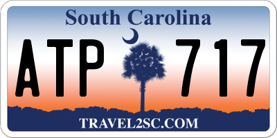 SC license plate ATP717