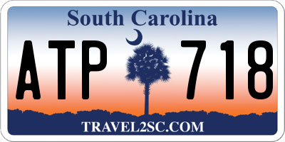 SC license plate ATP718