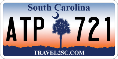 SC license plate ATP721