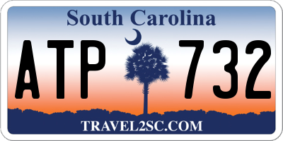 SC license plate ATP732