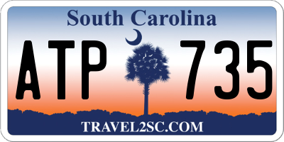 SC license plate ATP735