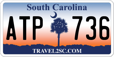 SC license plate ATP736