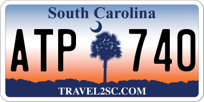 SC license plate ATP740