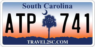 SC license plate ATP741