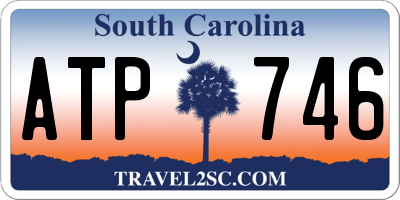 SC license plate ATP746