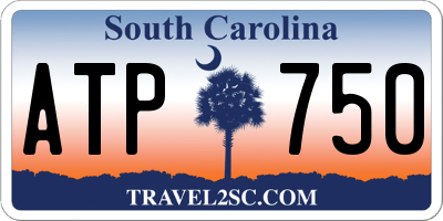 SC license plate ATP750