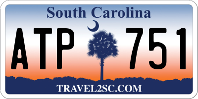 SC license plate ATP751