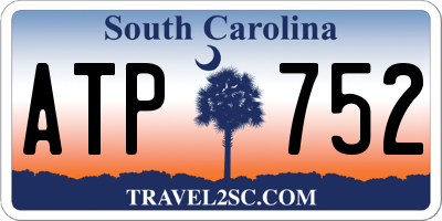 SC license plate ATP752