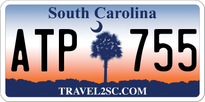 SC license plate ATP755