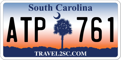 SC license plate ATP761