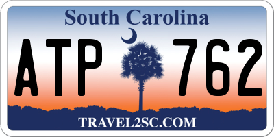 SC license plate ATP762