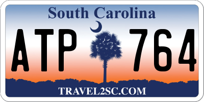 SC license plate ATP764