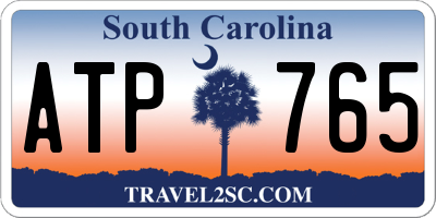 SC license plate ATP765
